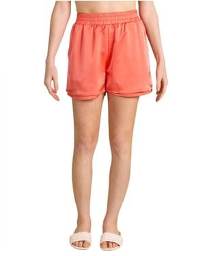 S'Edge Satin Pocket Shorts - Pink