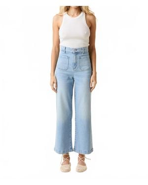 Le Jean Virginia Wide Leg Anks - Blue