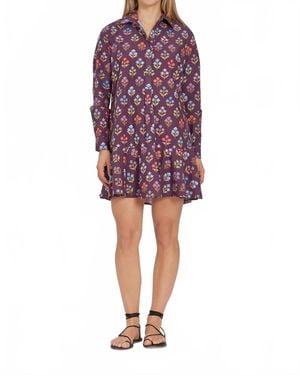Livro The Polly Shirt Dress - Purple