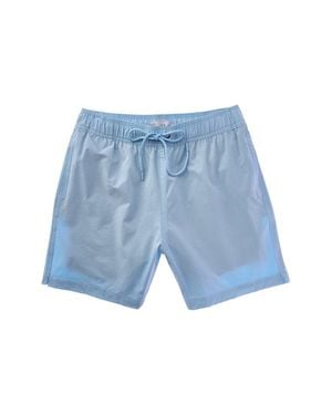 Mr. Swim Textured Stretch Trunk - Blue