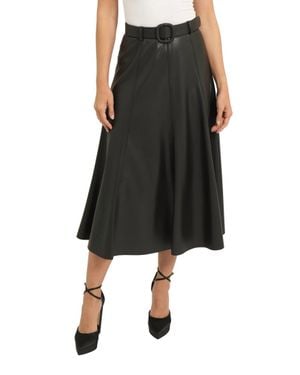 Love Token Mercedes Midi Skirt - Black