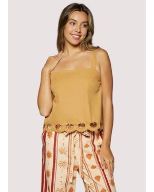 Lost + Wander Seashell Drift Top - Natural