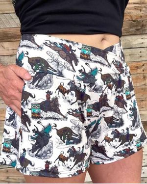 Sterling Kreek Dear Rodeo Shorts With Pockets - Black