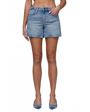Hidden Jeans High Rise A Line Short - Blue
