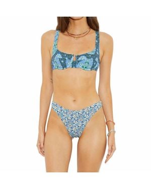 BOTEH Onda Alley Underwire Bikini Swim Top - Blue