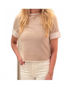 WE-AR4 Marina Knit Tee - Natural
