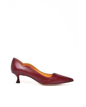 Mara Bini Leather Pumps - Red