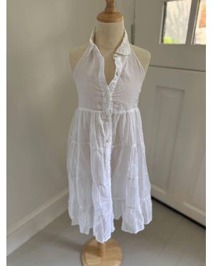 Erika Peña Kid's Soleil Maxi Dress - White