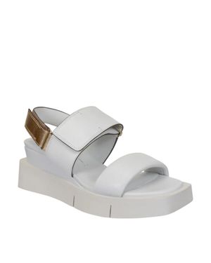 Naked Feet Paradox Open Toe Wedge Sandals - Gray