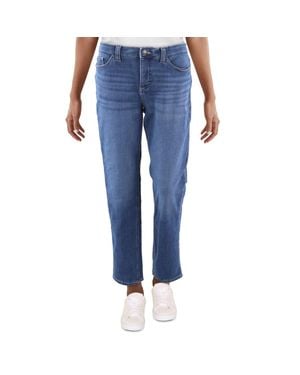 Lee Jeans Stretch Denim Straight Leg Jeans - Blue