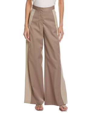 BOSS Boss Tianal Wool Pant - Brown