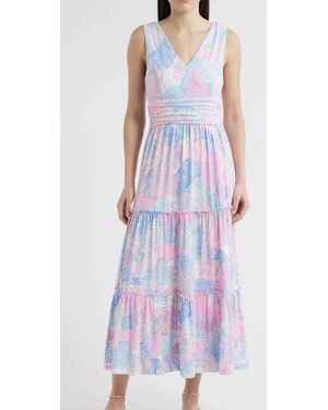 Lilly Pulitzer Skylar Midi Dress - Purple