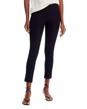 Veronica Beard Zip Back Scuba Pants - Blue