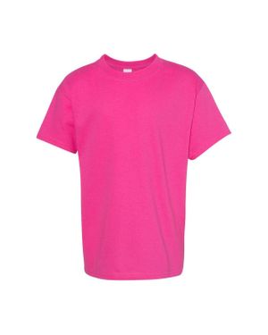 Hanes Essential-T Youth T-Shirt - Pink