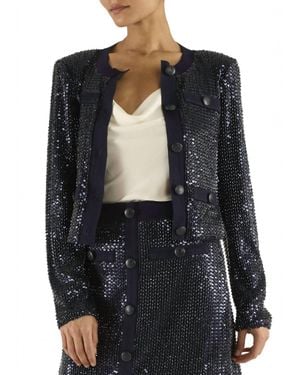 Ramy Brook Anna Classic Button-Down Jacket - Black