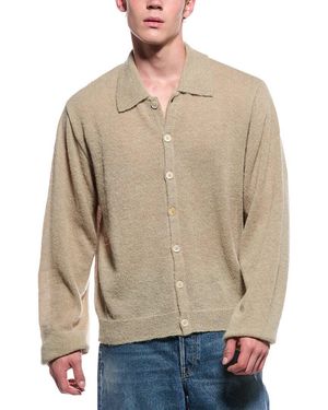 Our Legacy Alpaca & Wool-Blend Polo Sweater - Natural
