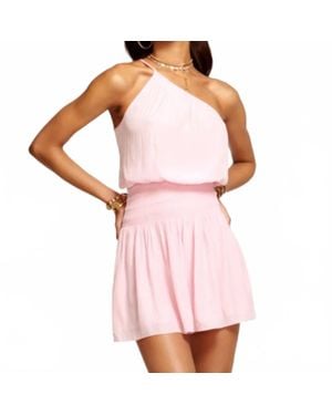 Ramy Brook Pre-Loved Leah One Shoulder Mini Dress - Pink