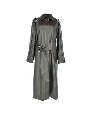 Stine Goya Belted Trench Coat - Gray