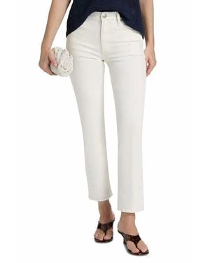 Rag & Bone Harlow Ankle Straight Jeans - White