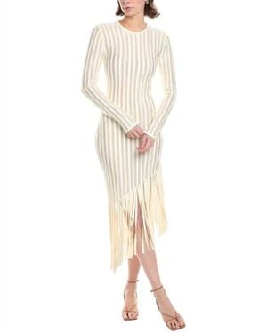 Ronny Kobo Gayla Knit Dress - White