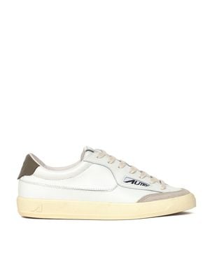 Autry Windscape Low Leather Suede Low-Top Sneakers - White
