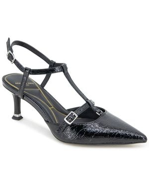 Kenneth Cole Urka Patent Pump - Black