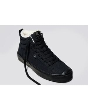 CARIUMA Oca Therma High Sneakers Suede Shearling Shoes Gal393 - Black