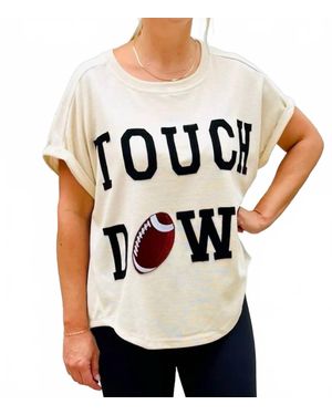 Bibi Game Day Touchdown Top - Black