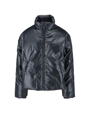 BERNER KUHL Structured Minimalist Jacket With Front Zipper Closure - Blue