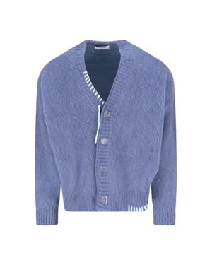 Bonsai Mohair-Blend Cardigan - Blue