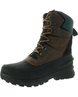 The North Face Waterproof Leather Winter & Snow Boots - Black