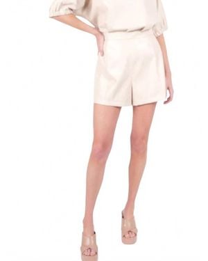Emily Mccarthy Tailored Short - Natural