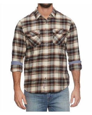 Flag & Anthem Gorman Long Sleeve Flannel Shirt - Gray