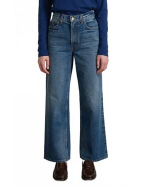 B Sides Elissa High Wide Leg Jeans - Blue