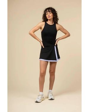 Smith & Quinn Birdie Faux Wrap Skort - Natural