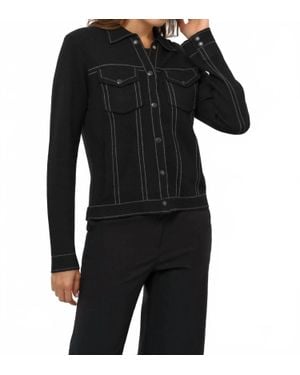 Anatomie Elaine Trucker Jacket - Black