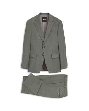 BOSS Two-Piece Slim-Fit Suit - Gray