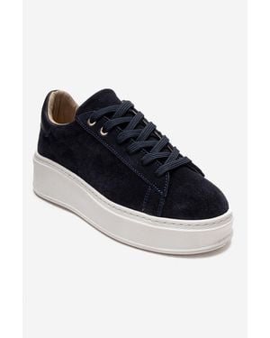 Forever & Always Shoes Paloma Leather Sneaker - Black