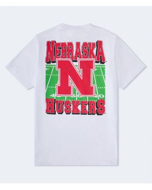 Aéropostale Nebraska Cornhuskers Relaxed Graphic Tee - White