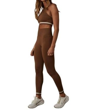 The Upside Form Midi Pant - Brown