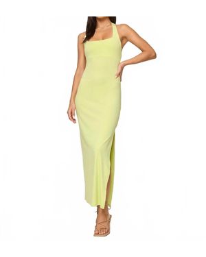 lspace soller halter tiered maxi dress LSPACE Soller Maxi Dress in Cream