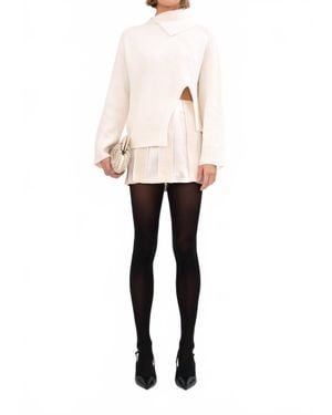 NonChalant Label Aspen Mini Skirt - White