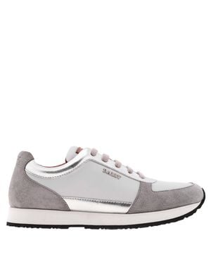 Bally Athyna Calf Suede Low-Top Sneakers - White