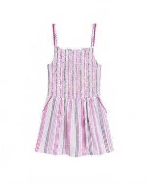 Splendid Kid's Sunset Stripe Dress - Purple