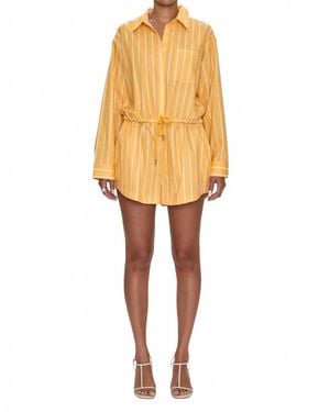 Pistola Amelie Long Sleeve Romper - Yellow
