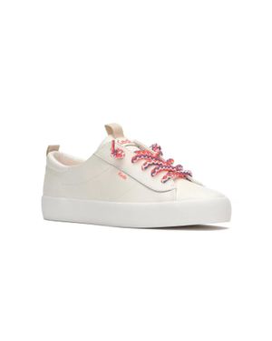 Keds Kickback Sneakers Leather Slip On Casual Shoes Hawk635 - Pink
