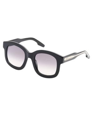 NEW IVI VISION women\'s diane cat-eye sunglasses in polished black / grey modern Diane - IVI Vision main image 4