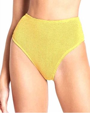 Bondeye Palmer High Waist Bikini Bottoms - Yellow