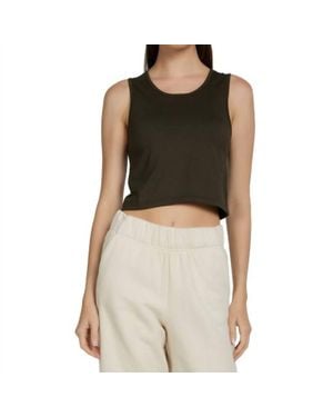 Les Tien Talya Crop Tank - Green
