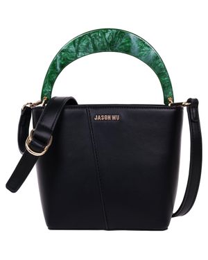 Jason Wu Small Smooth Pu Tote With Acrylic Top Handle - Blue